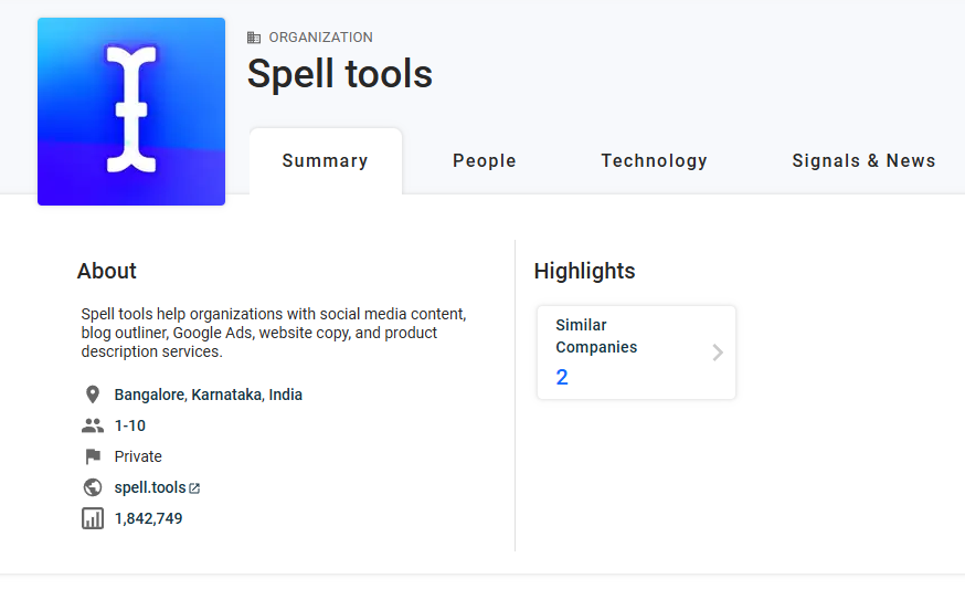 Spell tools